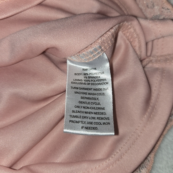 Pink Lace Bell Sleeve Top Y2K Coquette Fairycore Aesthetic [Small] - Picture 10 of 10